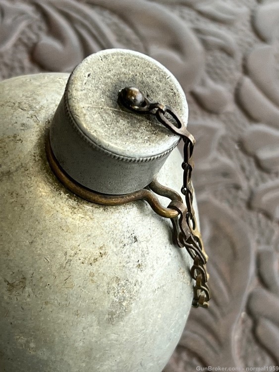 PRE-1918 WW1 RARE SPUN CANTEEN IN BEAUTIFUL SHAPE-img-5