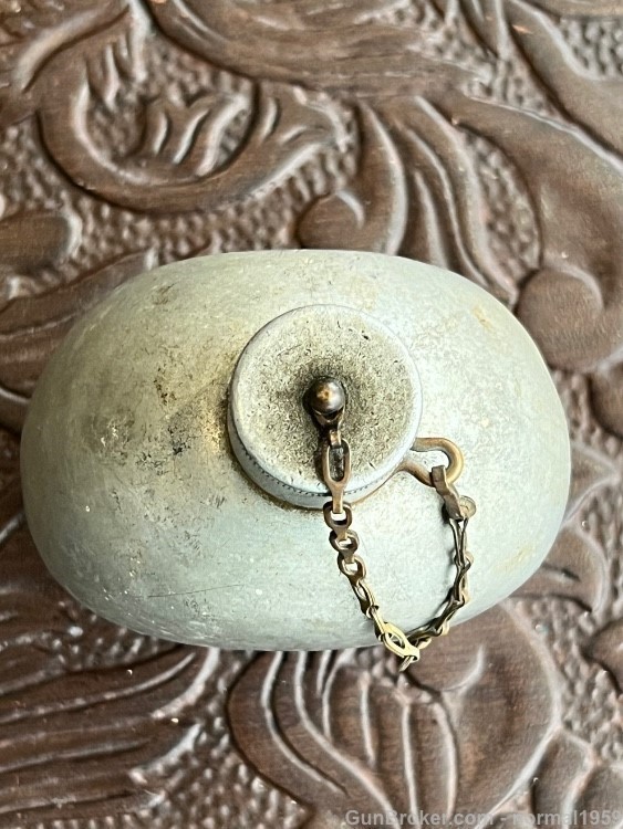 PRE-1918 WW1 RARE SPUN CANTEEN IN BEAUTIFUL SHAPE-img-28