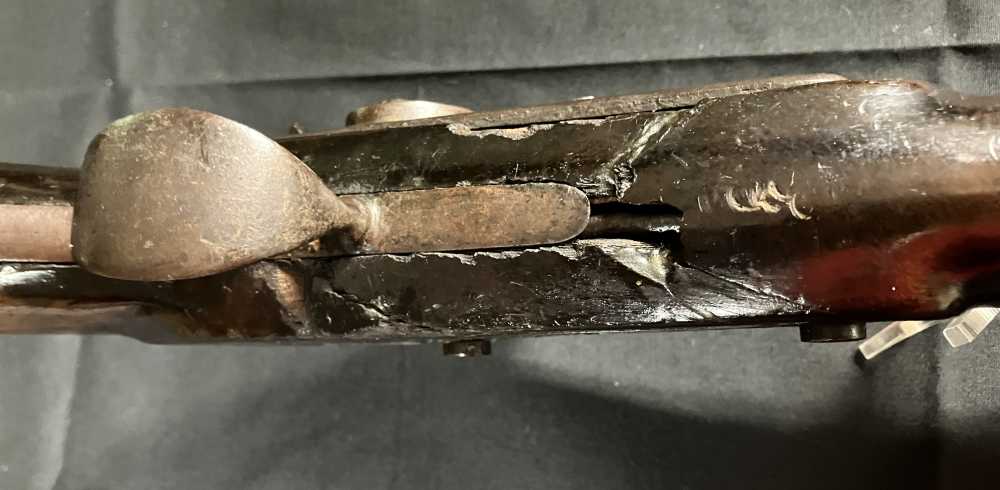 PISTOL 1819 Simeon North pistol dated 1822, 54 cal. percussion conversion-img-16