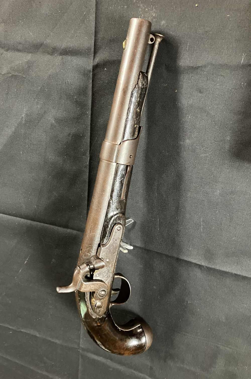 PISTOL 1819 Simeon North pistol dated 1822, 54 cal. percussion conversion-img-17