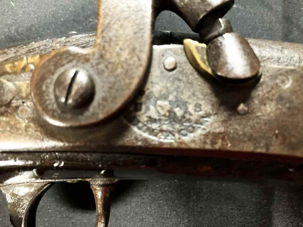 PISTOL 1819 Simeon North pistol dated 1822, 54 cal. percussion conversion-img-10