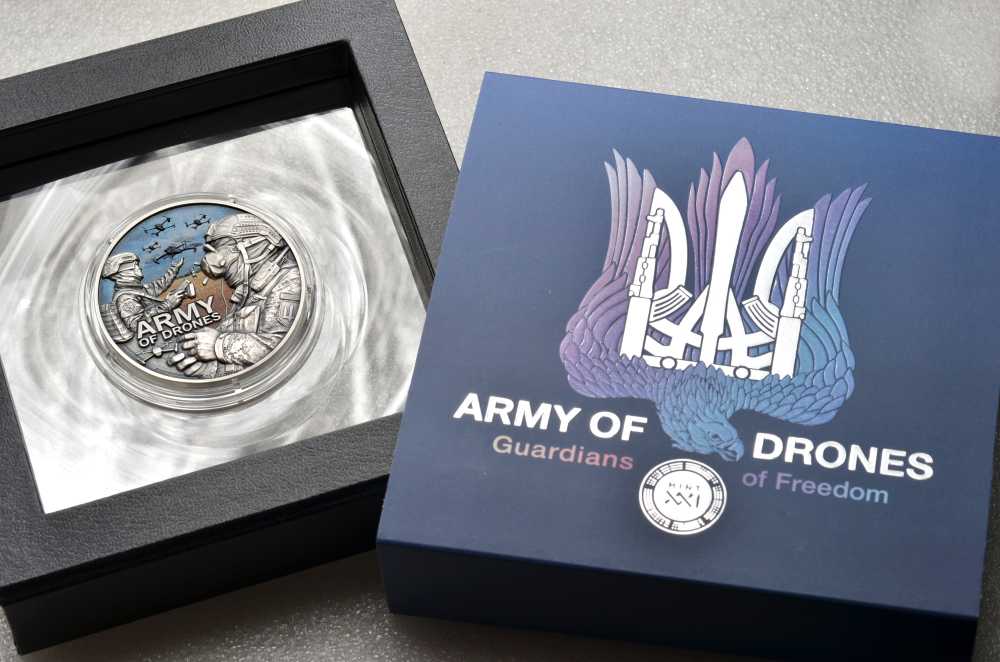 Army of Drones - Guardians of Freedom - 2oz silver coin-img-3