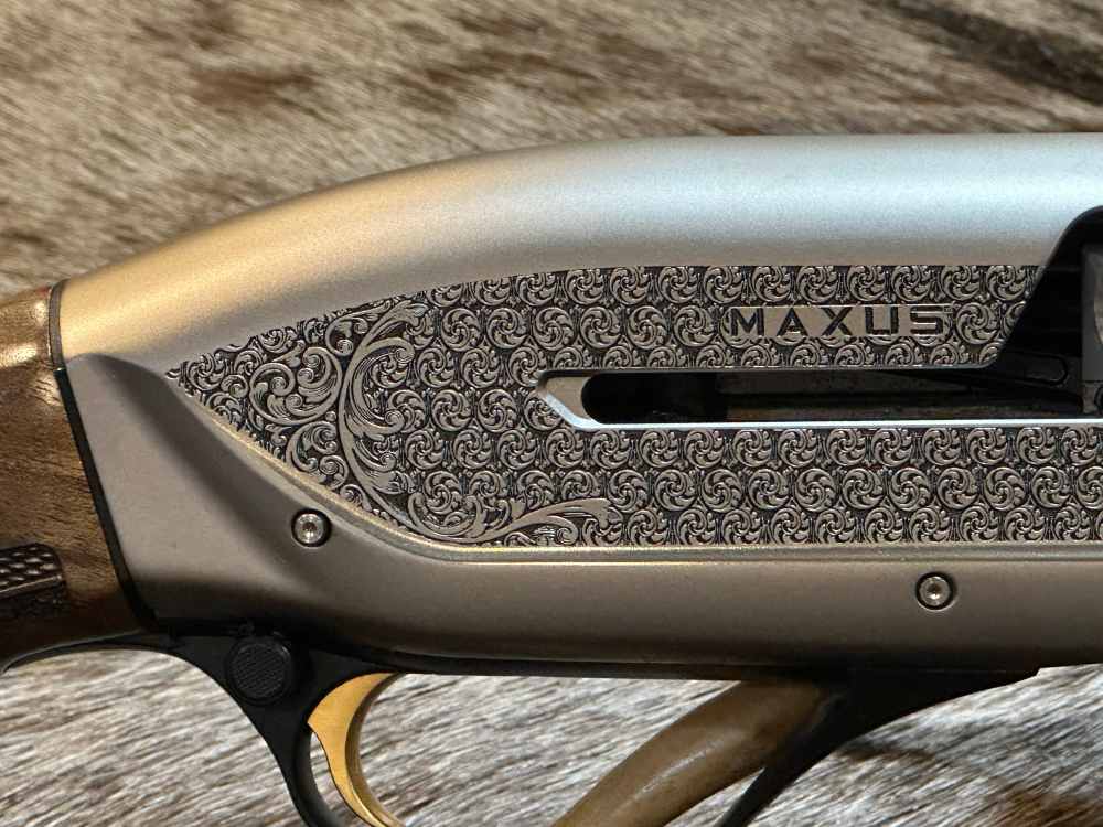 BROWNING MAXUS II ULTIMATE 3" 12GA 28" ENGRAVED, GREAT WOOD-img-6