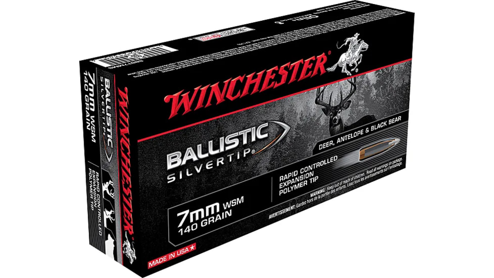 Winchester Ballistic Silvertip 7mm WSM 140 Gr. 20 Rounds - SBST7MMS-img-0