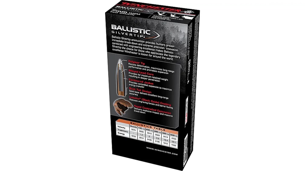 Winchester Ballistic Silvertip 7mm WSM 140 Gr. 20 Rounds - SBST7MMS-img-2