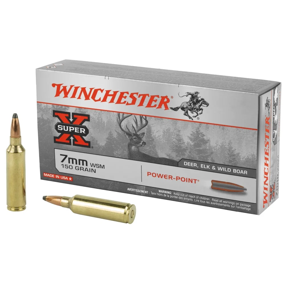 Winchester Super-X 7mm WSM 150 Gr. Power-Point® 20 Rounds - X7MMWSM-img-0