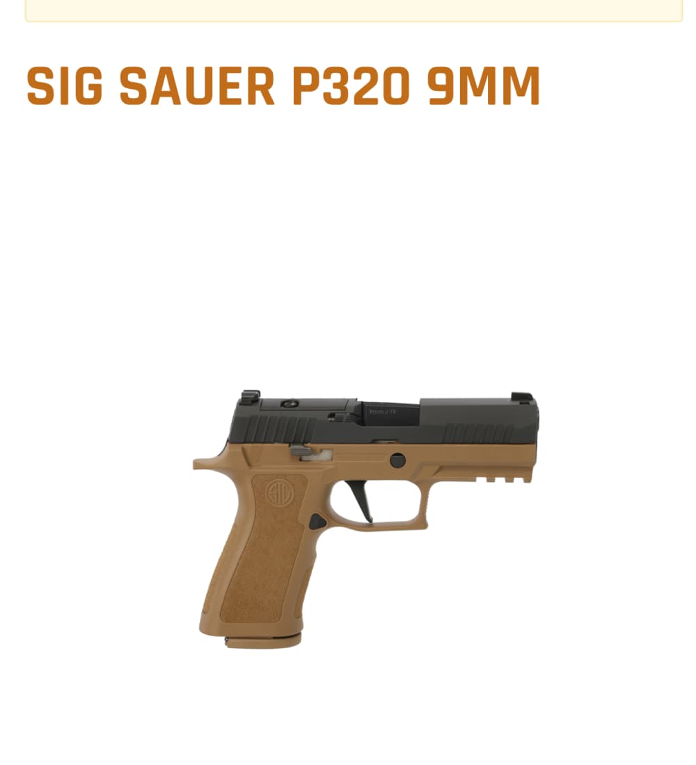Sig Sauer P320 9mm P320 X-Series Coy 17+1-img-0