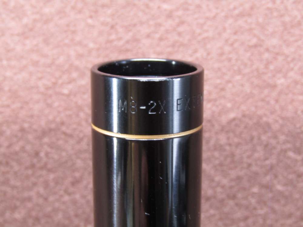NICE Leupold M8-2X LER Scope Duplex 1" Tube 8" Long Gloss Black-img-14