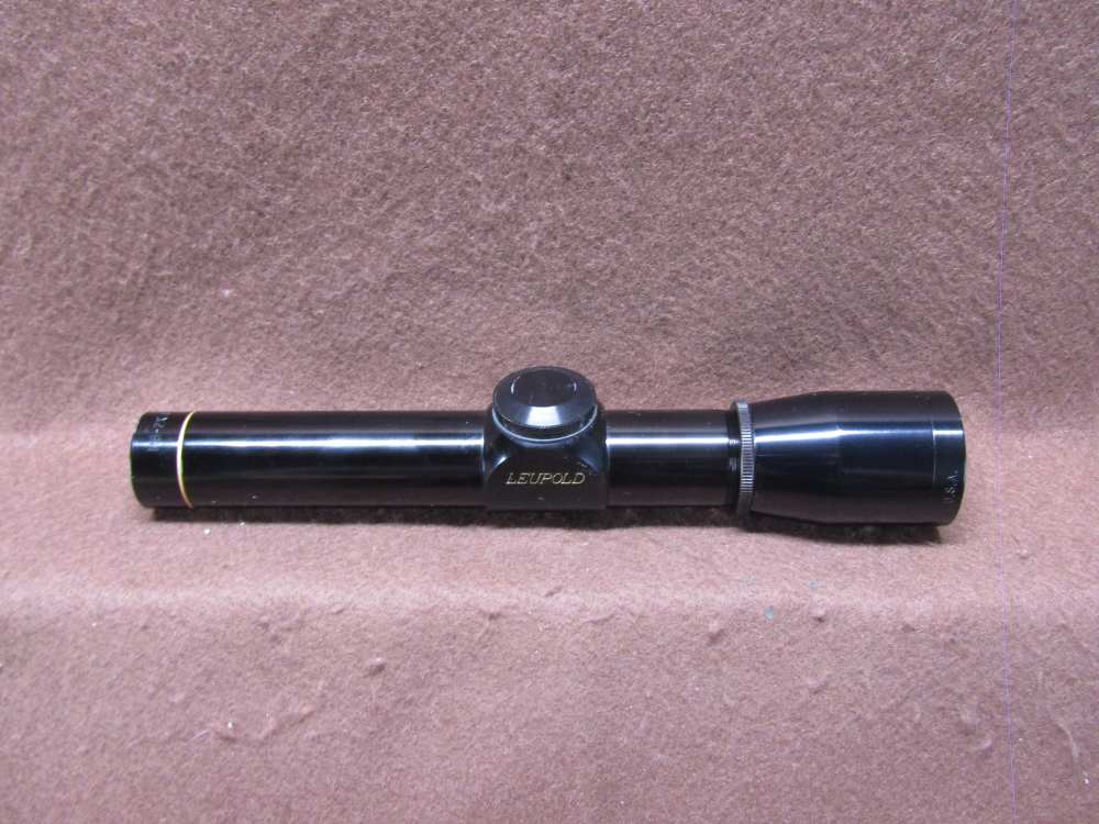 NICE Leupold M8-2X LER Scope Duplex 1" Tube 8" Long Gloss Black-img-0