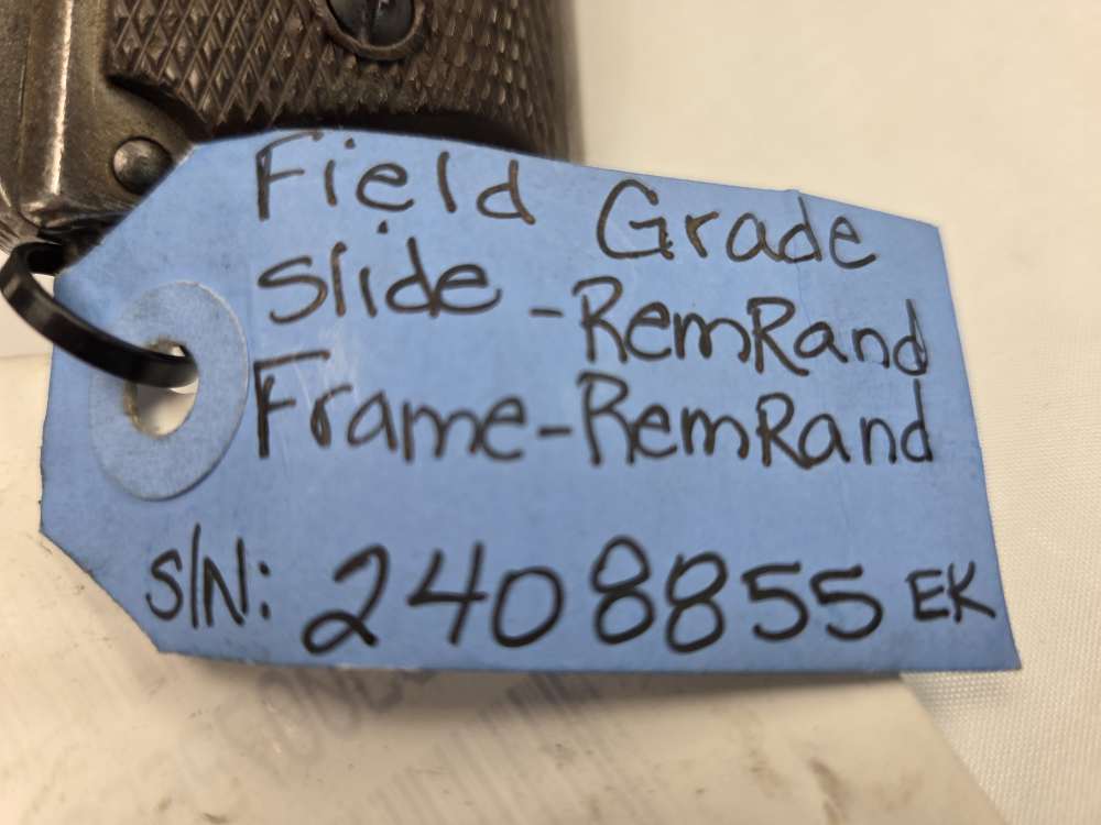1945 WWII Remington Rand U.S. Army M1911 A1 .45ACP CMP Field Grade-img-2