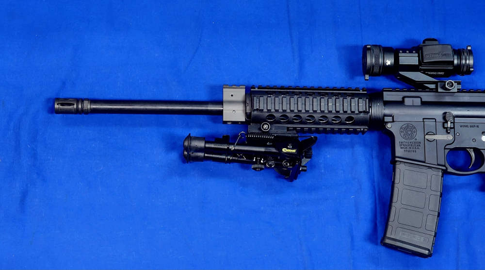 SMITH & WESSON M&P-15 16" W/ VORTEX STRIKEFIRE & BIPOD - EXCELLENT-img-5