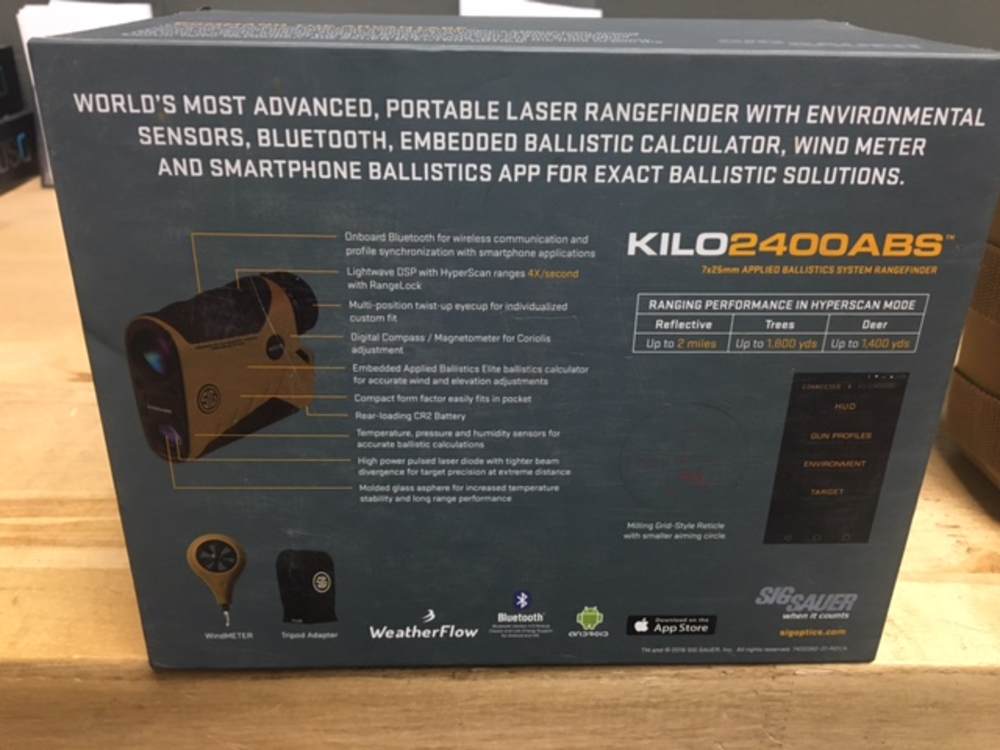 SIG SAUER KILO 2400ABS 7X25 APB RANGEFINDER-img-2