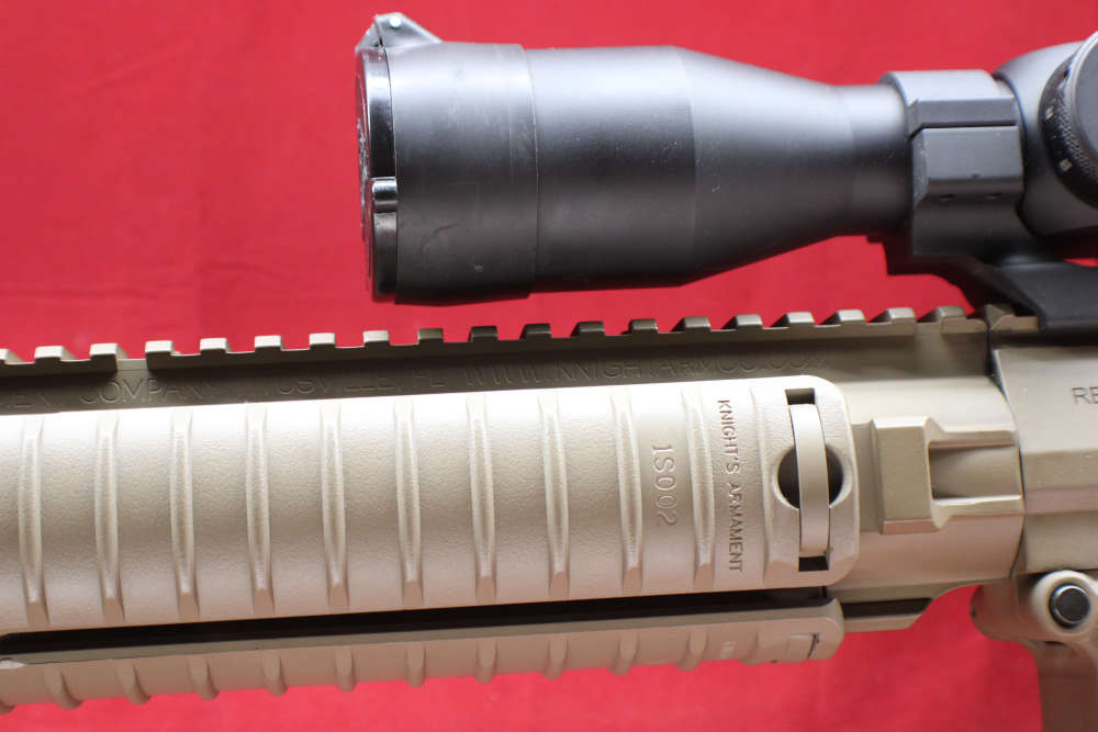 (38587) SUPER RARE. Knights Armament M110 carbine/ SR-25 FDE with silencer-img-21