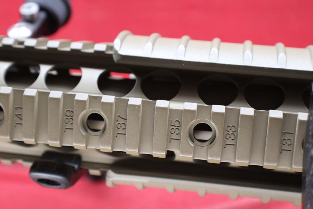(38587) SUPER RARE. Knights Armament M110 carbine/ SR-25 FDE with silencer-img-31
