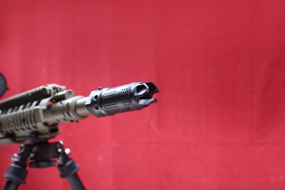 (38587) SUPER RARE. Knights Armament M110 carbine/ SR-25 FDE with silencer-img-45