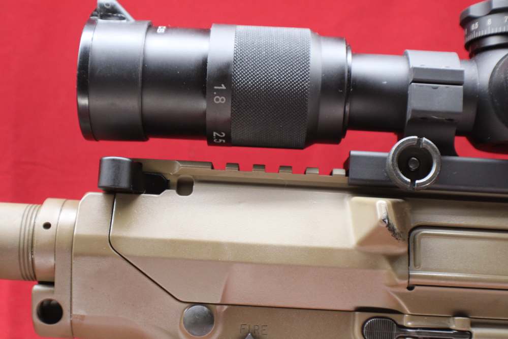 (38587) SUPER RARE. Knights Armament M110 carbine/ SR-25 FDE with silencer-img-6