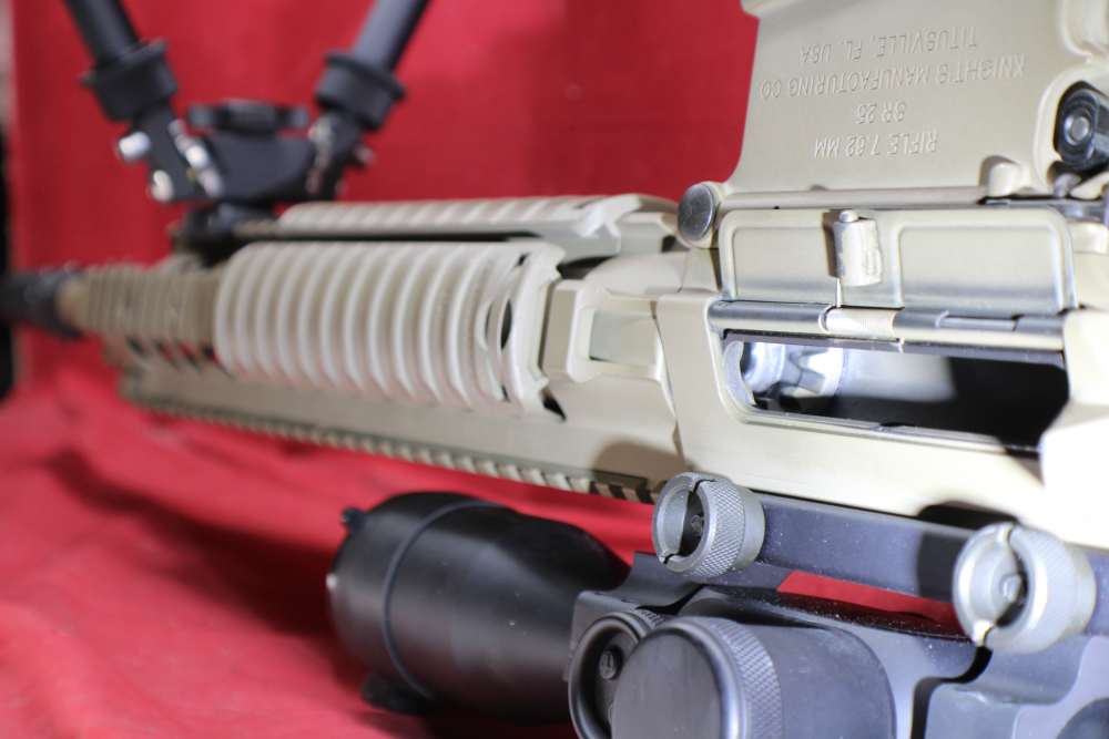 (38587) SUPER RARE. Knights Armament M110 carbine/ SR-25 FDE with silencer-img-43