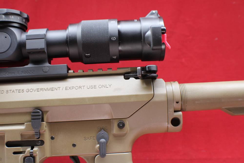 (38587) SUPER RARE. Knights Armament M110 carbine/ SR-25 FDE with silencer-img-16