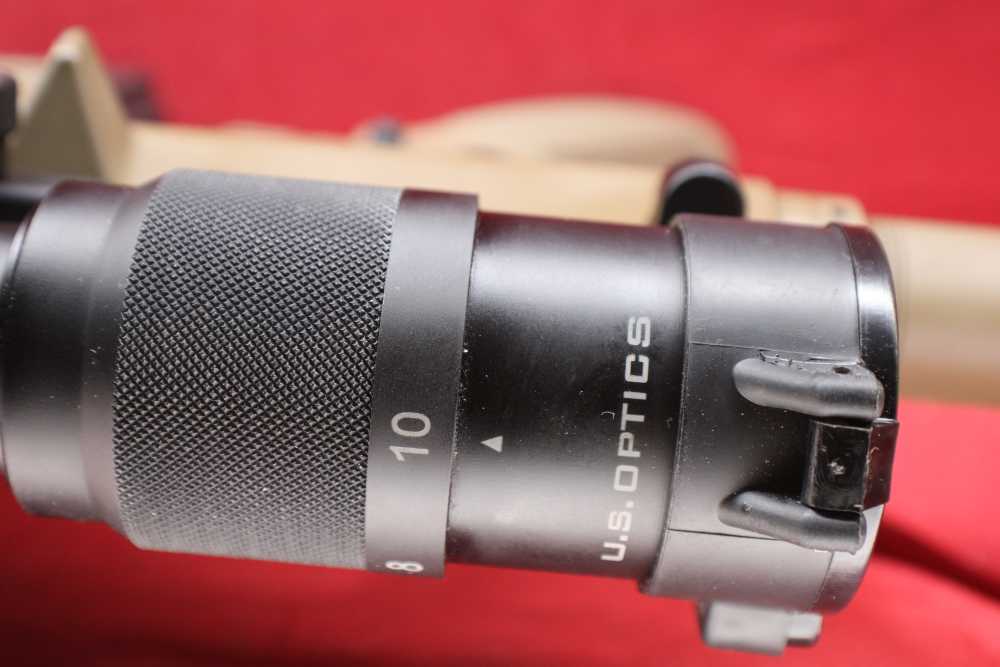(38587) SUPER RARE. Knights Armament M110 carbine/ SR-25 FDE with silencer-img-27