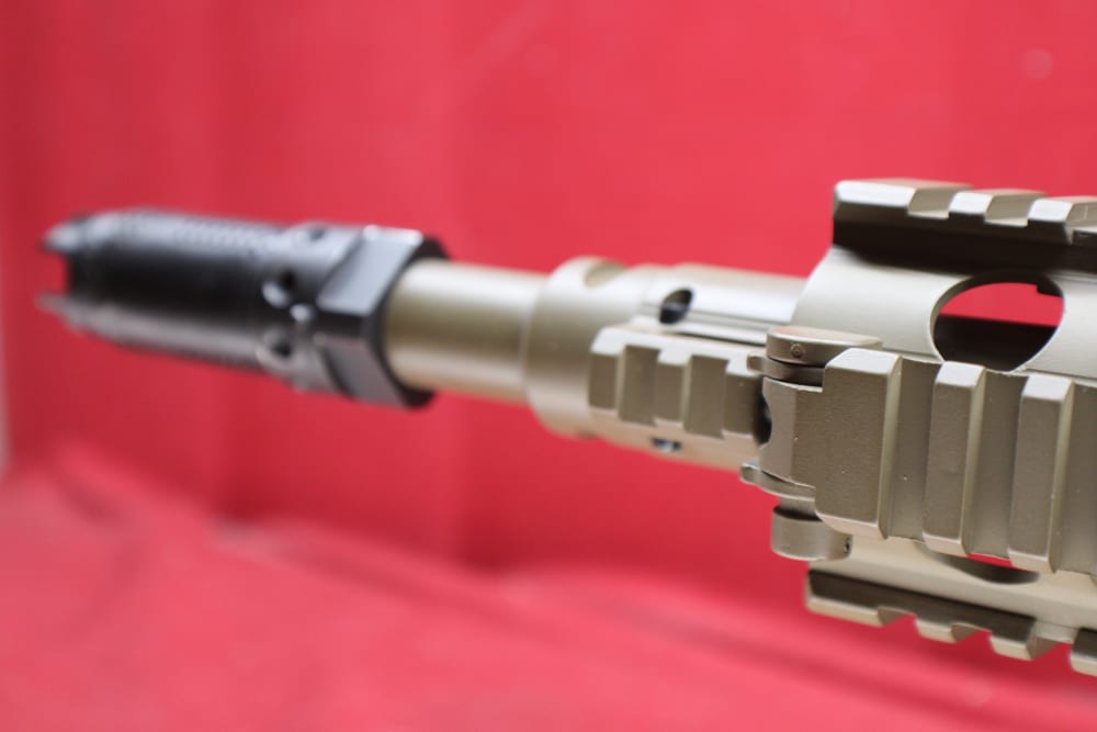 (38587) SUPER RARE. Knights Armament M110 carbine/ SR-25 FDE with silencer-img-33