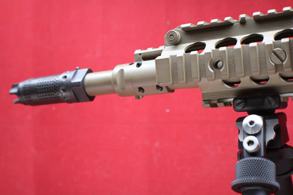 (38587) SUPER RARE. Knights Armament M110 carbine/ SR-25 FDE with silencer-img-23