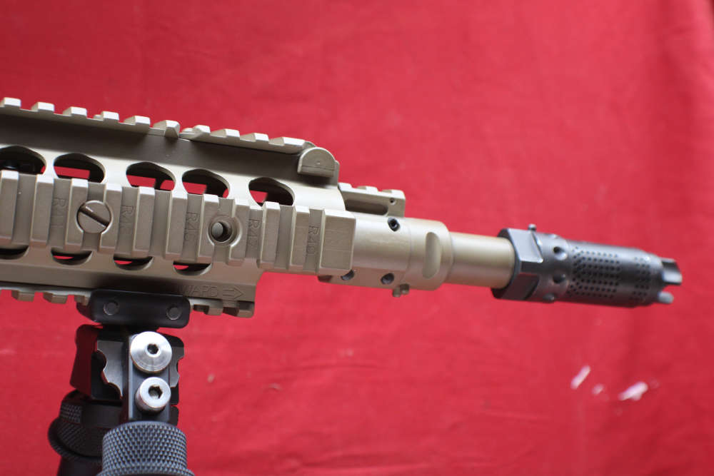(38587) SUPER RARE. Knights Armament M110 carbine/ SR-25 FDE with silencer-img-11