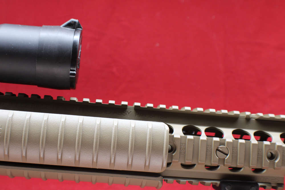 (38587) SUPER RARE. Knights Armament M110 carbine/ SR-25 FDE with silencer-img-10