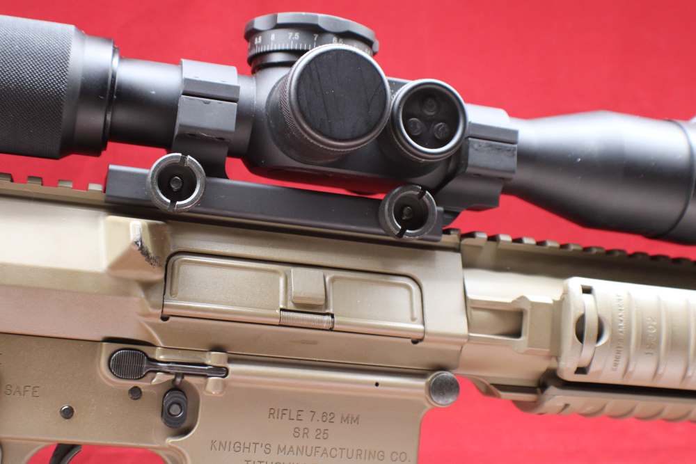(38587) SUPER RARE. Knights Armament M110 carbine/ SR-25 FDE with silencer-img-9