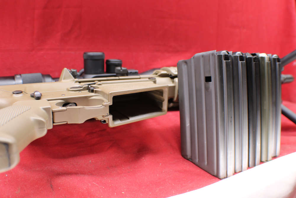 (38587) SUPER RARE. Knights Armament M110 carbine/ SR-25 FDE with silencer-img-37