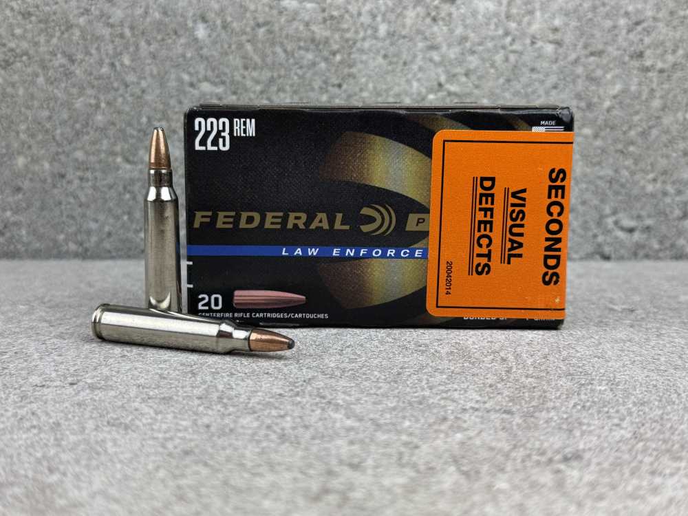 200rd Federal LE Tactical Bonded 223 62gr BSP - Factory 2nd - Visual Defect-img-0