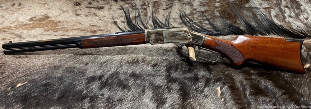 NEW 1873 WINCHESTER SPECIAL SPORTING RIFLE PISTOL GRIP 357 MAG 20" UBERTI-img-2