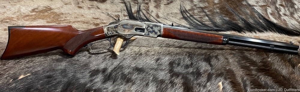 NEW 1873 WINCHESTER SPECIAL SPORTING RIFLE PISTOL GRIP 357 MAG 20" UBERTI-img-1