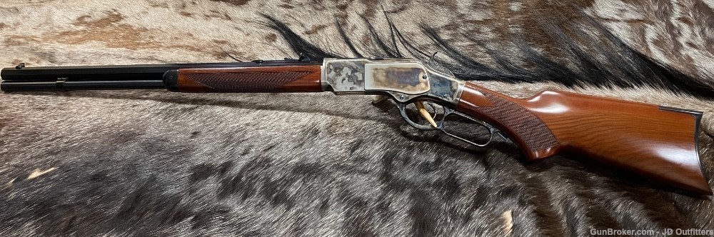 NEW 1873 WINCHESTER SPECIAL SPORTING RIFLE PISTOL GRIP 357 MAG 20" UBERTI-img-2