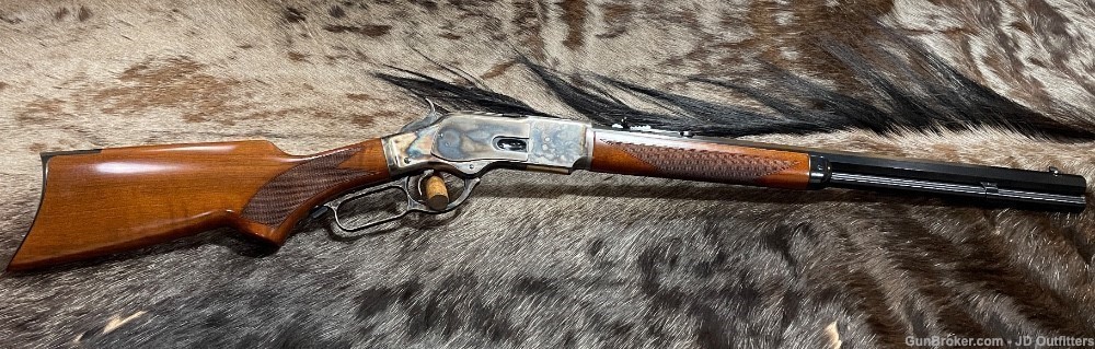 NEW 1873 WINCHESTER SPECIAL SPORTING RIFLE PISTOL GRIP 357 MAGNUM 20"-img-1