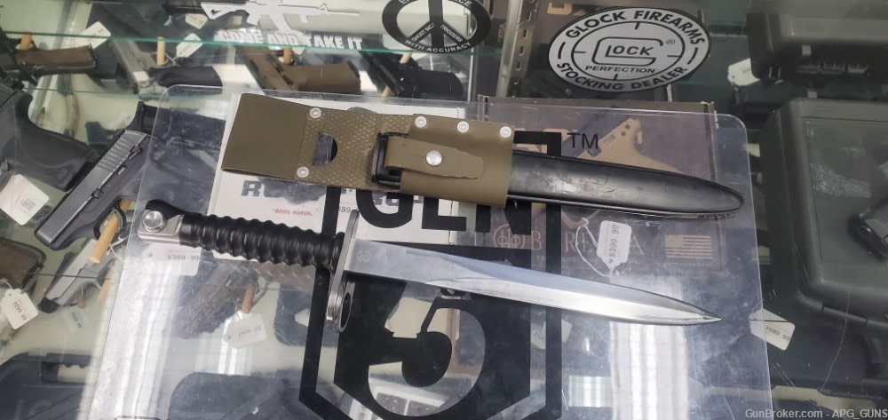 Swiss FW+ M1957 Bayonet W/ Scabbard and Frog STG57 *EXLNT*  REDUCED!-img-1