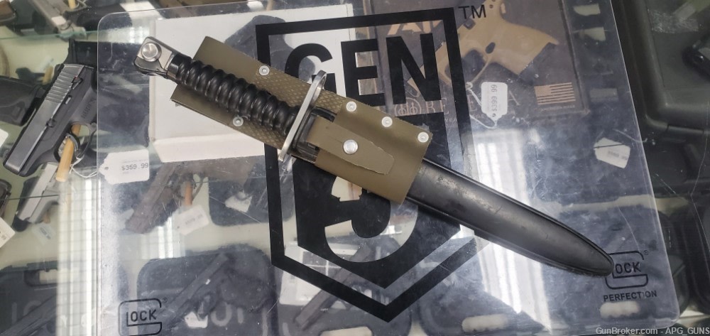 Swiss FW+ M1957 Bayonet W/ Scabbard and Frog STG57 *EXLNT*  REDUCED!-img-0
