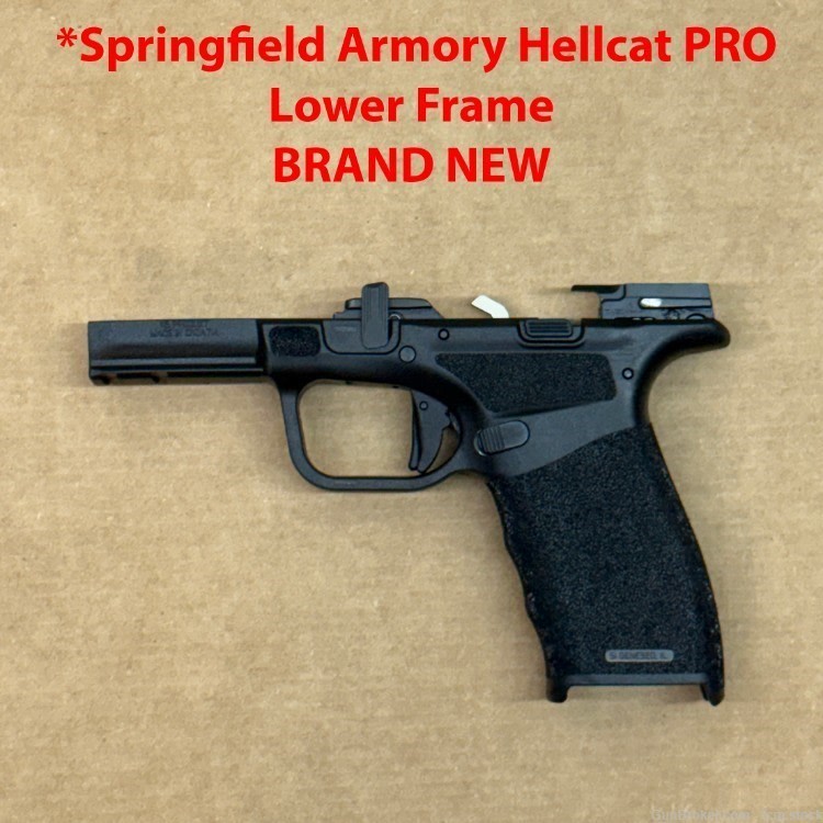 Springfield Hellcat Pro OEM Factory Lower Frame – Grip Module -TR-img-0