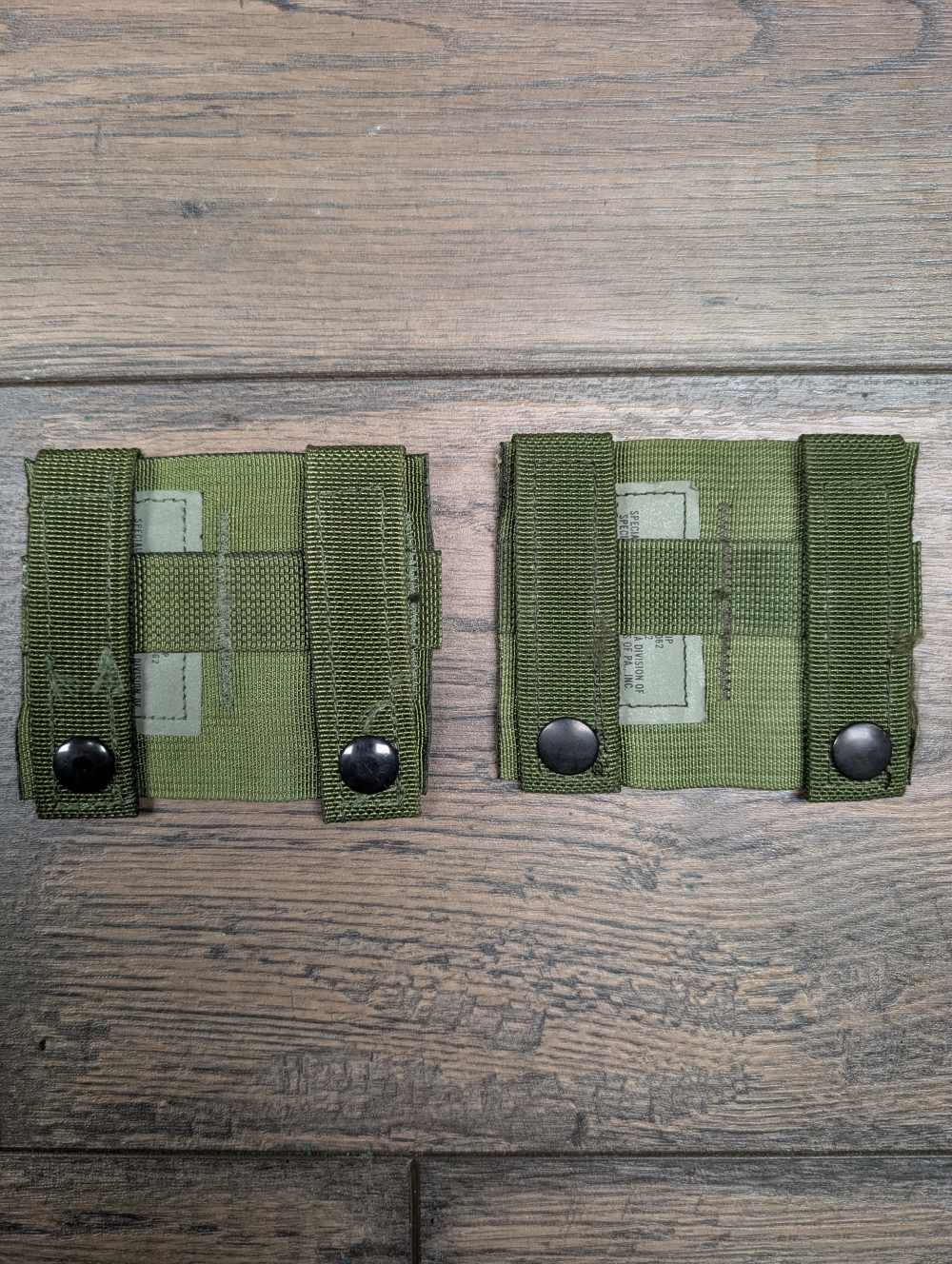 USGI Surplus Alice to Molle Adapter x2 OD Green-img-0