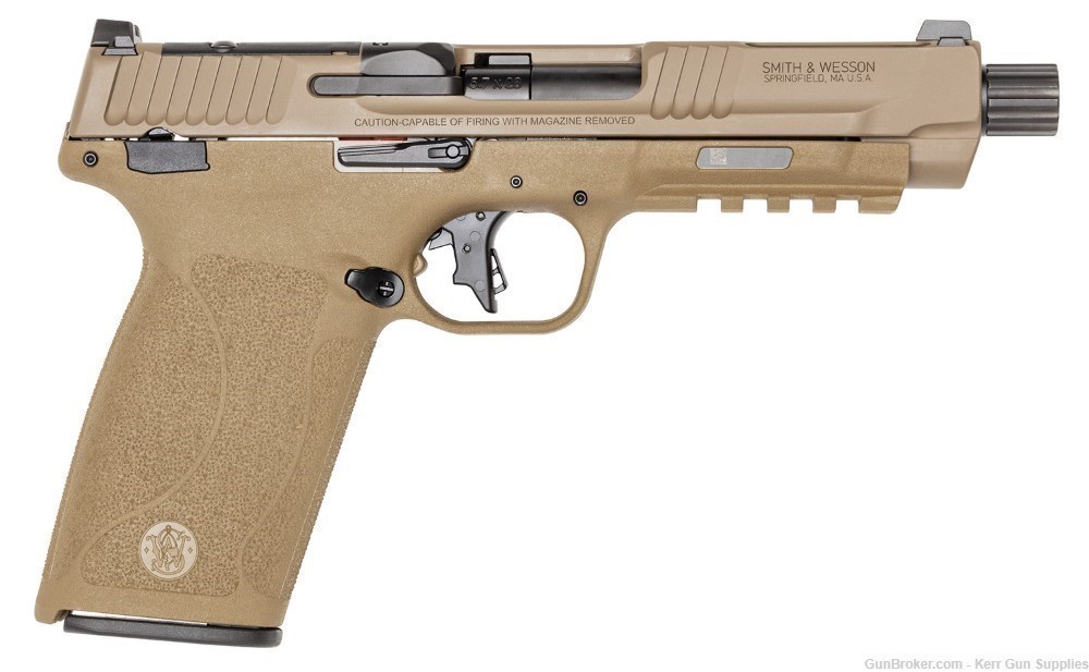 S&W M&P 5.7 5.7X28MM 22+1 14004 OR TB NTS FDE PISTOL, NIB, 2- Magazines-img-2