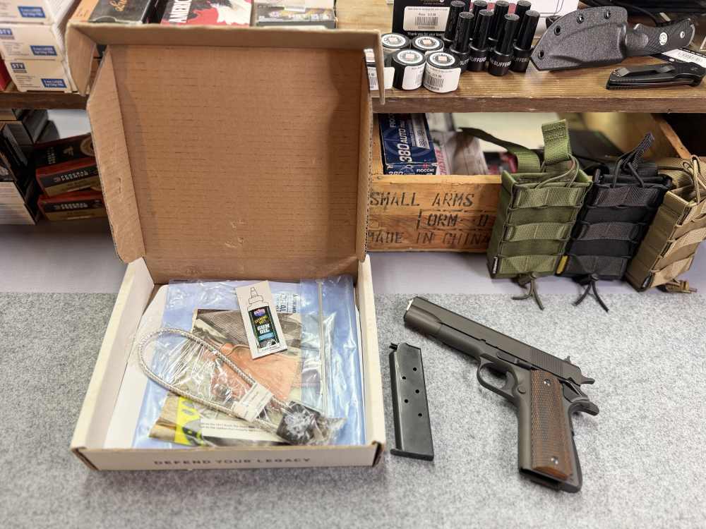 LNIB Springfield Armory Mil-Spec 1911 .45 ACP, Parkerized, 5"Barrel-img-0