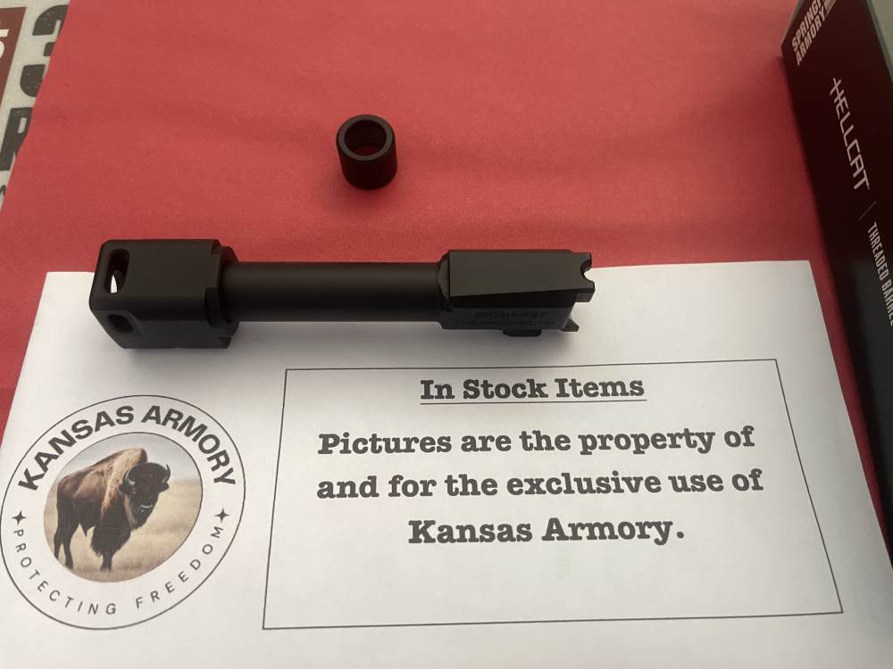 Hellcat 3.8" Threaded Barrel w/ Self-Indexing Compensator - 9mm -img-2
