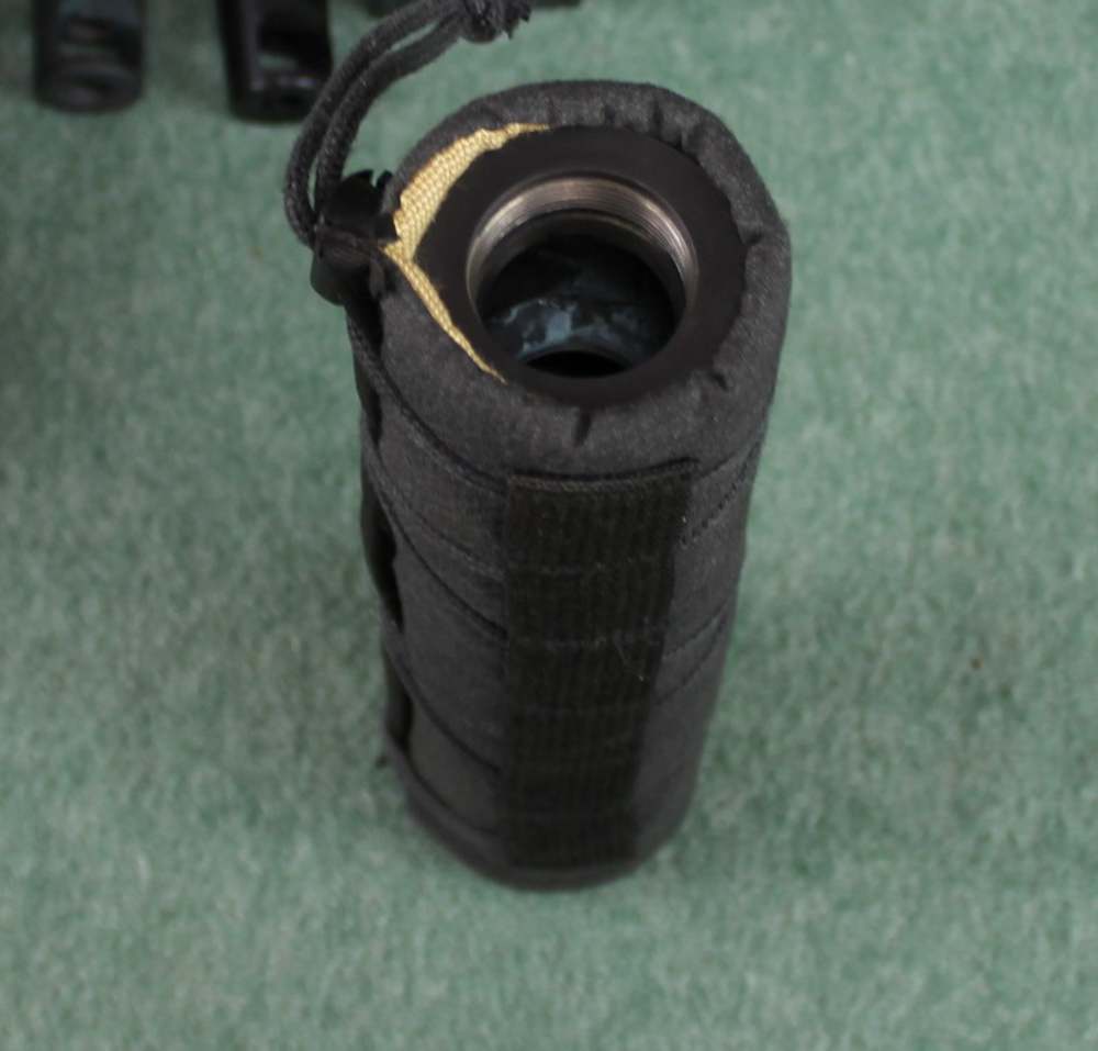 Barrett AM 338 Suppressor Like New Both 5/8x24 and 3/4x24 Brakes and Cover-img-7