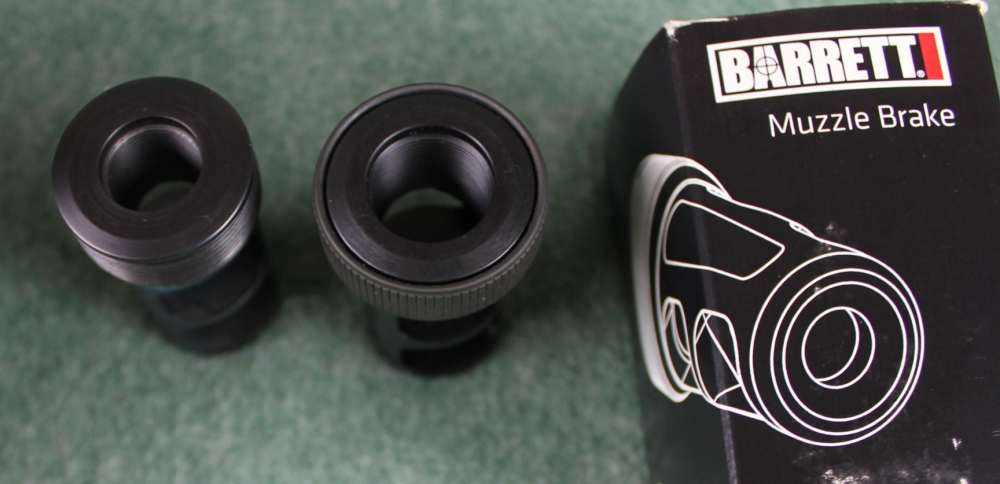 Barrett AM 338 Suppressor Like New Both 5/8x24 and 3/4x24 Brakes and Cover-img-2