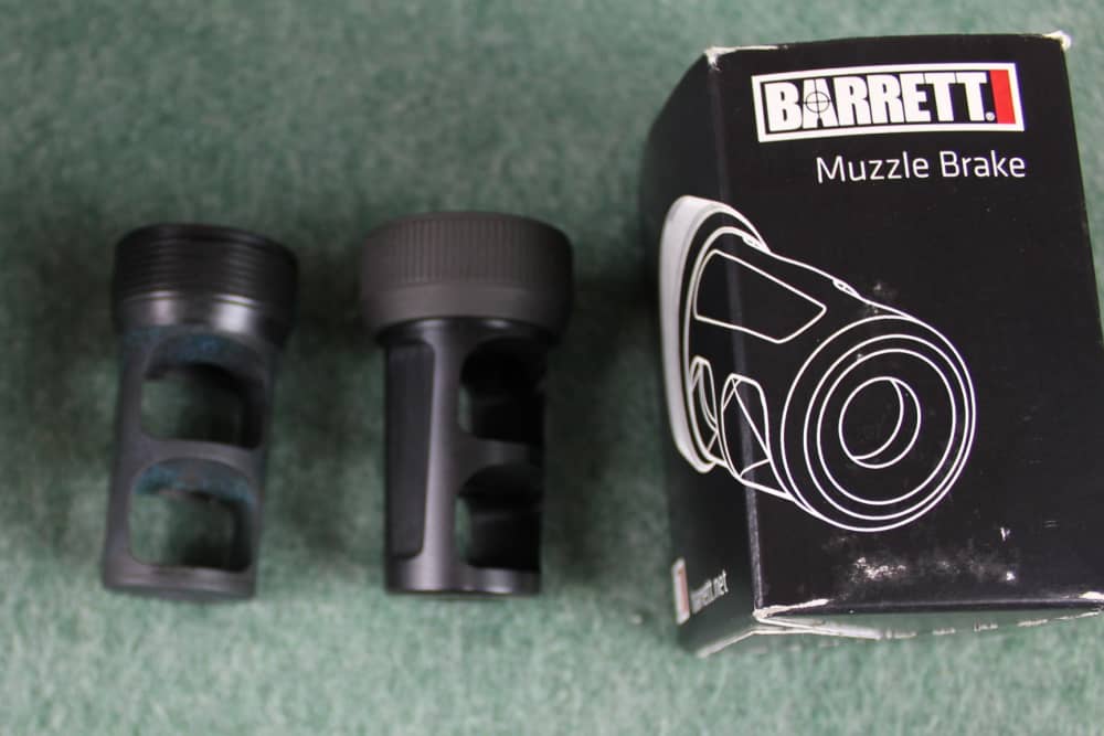 Barrett AM 338 Suppressor Like New Both 5/8x24 and 3/4x24 Brakes and Cover-img-3