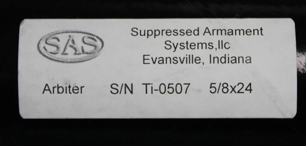 Abiter Ti Suppressor 5/8x24 Direct Thread 6.5mm-30 Caliber Titanium 12.4 oz-img-0