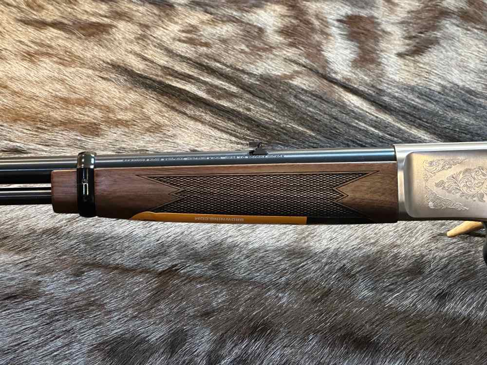 BROWNING BL-22 FIELD GRADE II 22LR NICKEL ENGRAVED, WALNUT, 20" LEVER BL22-img-12