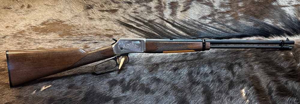 BROWNING BL-22 FIELD GRADE II 22LR NICKEL ENGRAVED, WALNUT, 20" LEVER BL22-img-1