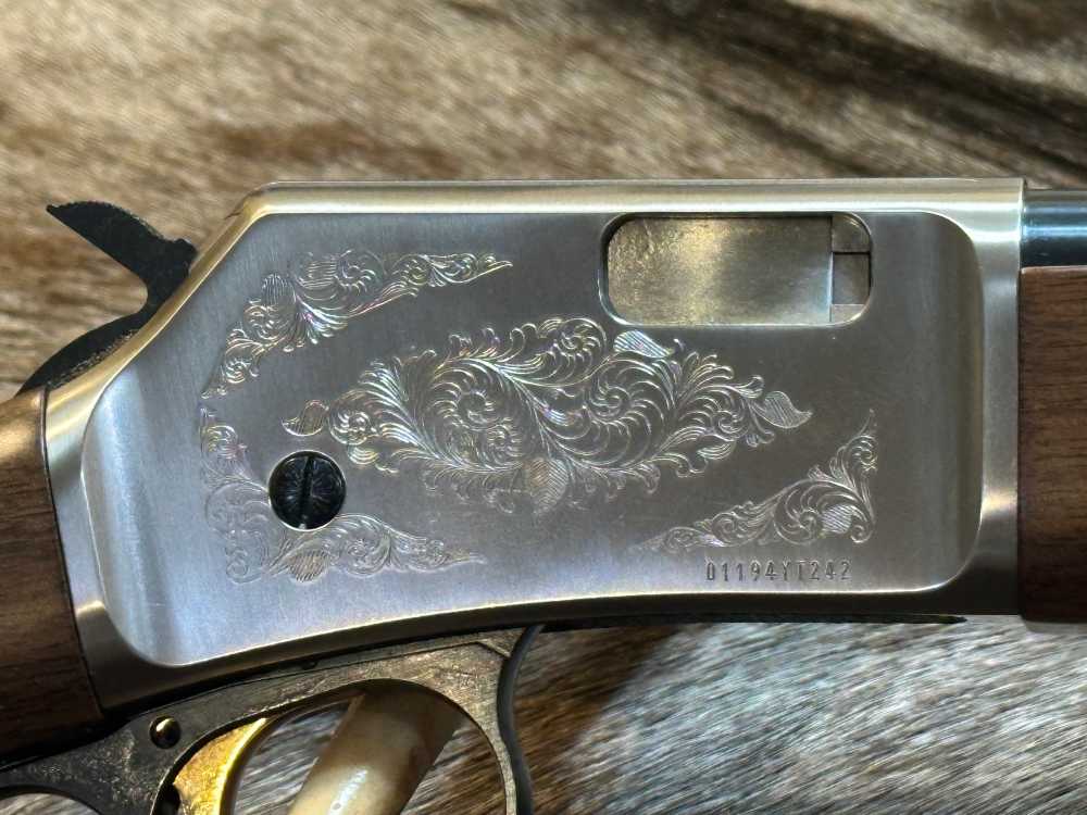 BROWNING BL-22 FIELD GRADE II 22LR NICKEL ENGRAVED, WALNUT, 20" LEVER BL22-img-6