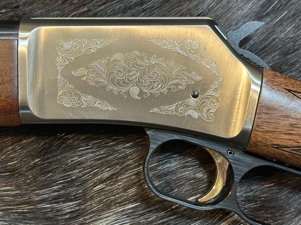 BROWNING BL-22 FIELD GRADE II 22LR NICKEL ENGRAVED, WALNUT, 20" LEVER BL22-img-14