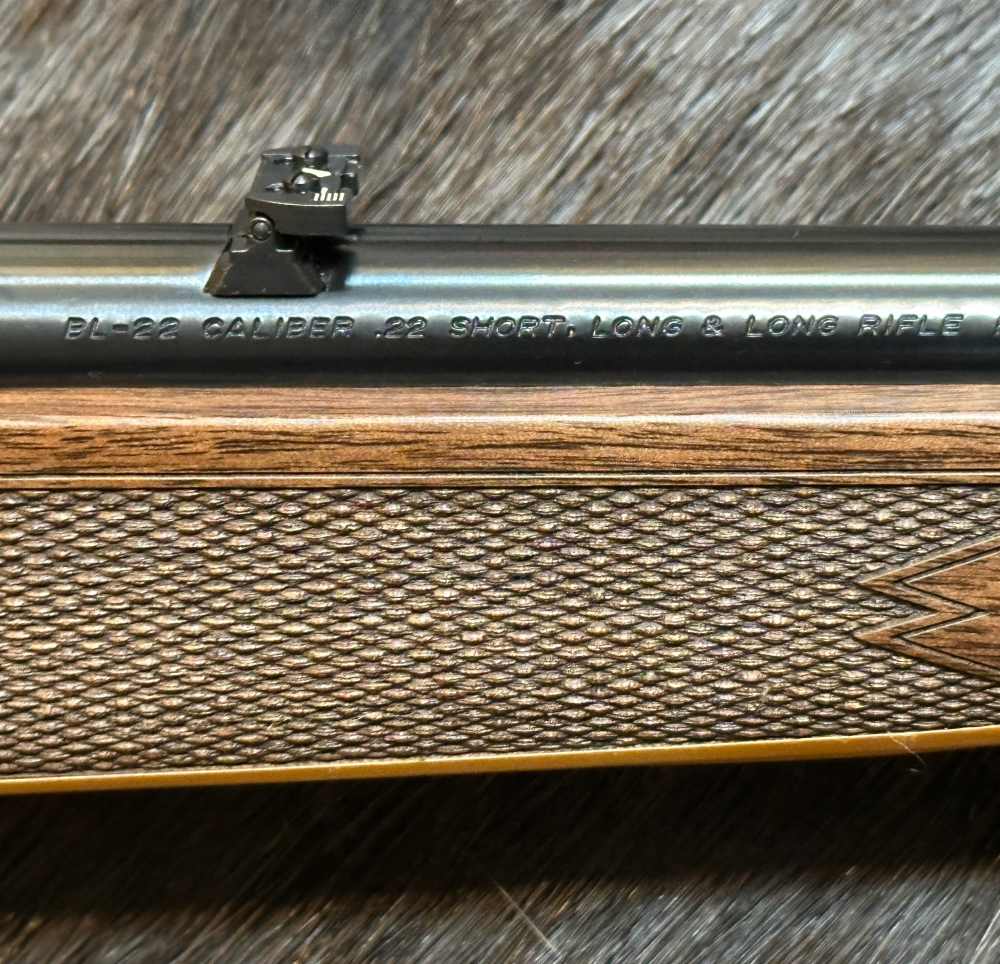 BROWNING BL-22 FIELD GRADE II 22LR NICKEL ENGRAVED, WALNUT, 20" LEVER BL22-img-7